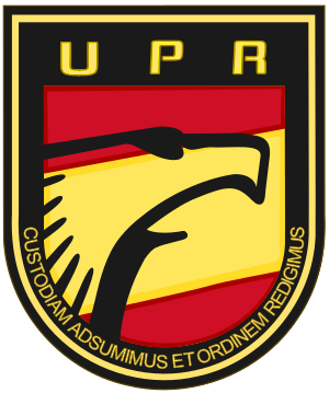 Emblema de la Unidad de Prevención y Reacción